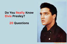 Like the previous volumes on 2018, 2019 and 2020, it will cover everything elvis presley from this. Elvis Presley Trivia Quiz 20 Questions Quiz For Fans