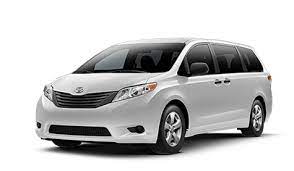 Super White Toyota Sienna Mini Van Toyota