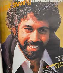 Having lunch (delectable Kobe beef!) with Takao, my long time friend and  the first promoter who took me to Japan. A real Jazz fan and keeper of  swing! This is the poster