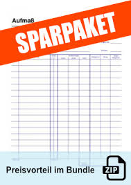 Einfach unabhängig von ort und zeit. Aufmass Sparpaket Pdf Vorlage Muster Zum Herunterladen