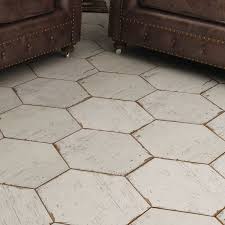 Rama 14 X 16 Porcelain Honeycomb Mosaic Wall Floor Tile Tile Floor Wood Hexagon Ceramic Floor Tile