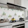 This kitchen hood photo has a lot of browns: 1