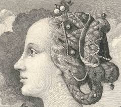 Prints and Principles: Tiburce de Mare's etching with engraving, “Simonetta  Vespucci”, 1880, after Piero di Cosimo
