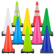 A Guide To The Meanings Of Different Multicoloured Traffic Cones