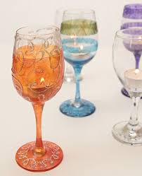 Wine glass candle holder glass candle holders wine glass crafts wine bottle crafts wine bottles christmas wine glasses hand painted wine glasses bottle painting diy painting. Diy Wine Glass Tea Light Holders With Doodles Diy Wine Glass Wine Glass Candle Wine Glass Candle Holder