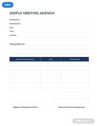 Free Simple Meeting Agenda Template Pdf Word Doc Apple Mac Pages Google Docs Meeting Agenda Template Agenda Template Meeting Agenda