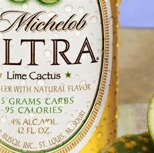 There are 95 calories in 1 bottle (12 oz) of michelob ultra lime cactus beer. Michelob Ultra The Superior Light Beer Low Carb Beer Natural Flavors Beer