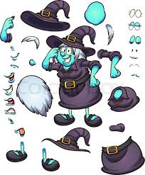 Check spelling or type a new query. Thinking Cartoon Halloween Witch Stock Vector Colourbox