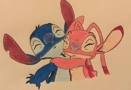 Stitch And Angel Drawing Stitch Drawing Angel Drawing Stitch And Angel