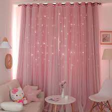 Everso Nordic Ins Window Curtain Warm Princess Style Sheer Voile Curtain Panel Walmart Com In 2021 Girls Room Curtains Little Girl Bedrooms Pink Room Decor