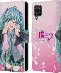 Amazon.com: Head Case Designs Officially Licensed Hatsune Miku Wink  Graphics Leather Book Wallet Case Cover Compatible with Samsung Galaxy A12  (2020) : Cell Phones & Accessories