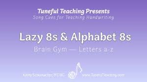 The alphabet 8s is a simple activity that trains the brain and body to both feel and visually recognize the directions of center, left, right, up, and down, . Lazy 8s Alphabet 8s Youtube