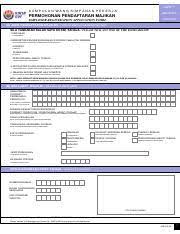 Kita juga boleh nikmati pengecualian cukai sehingga rm6,000. Epf Registration Form Employer Pdf Kwsp 1 Kumpulan Wang Simpanan Pekerja Majikan Permohonan Pendaftaran Majikan Percuma Employer Registration Course Hero