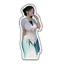 Sexy Anime Girl in Hot Transparent Shirt 22224777 PNG