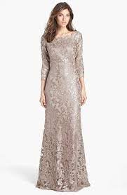 Tadashi Shoji Embellished Lace Gown Nordstrom Gaun Malam Model Pakaian Wanita Pakaian Pesta