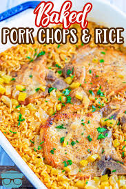 I made a video to show you guys how to cook jollof rice in your oven. Baked Pork Chops And Rice The Country Cook
