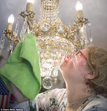 Woman who is engaged to a CHANDELIER gets a tattoo of the partner of her  dreams