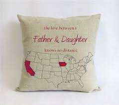 Birthday Message For Father Long Distance Long Distance Father Daughter Pillow Fathers Day Gift From Daughter Dad Birthday Gift Stepdad Gift Father Daughter Love Knows No Distance Birthday Gifts For Best Friend Diy Gifts For Dad Cousin Gifts