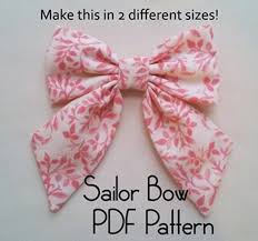 New Bow Pdf Pattern Bundle School Girl Bow Pattern Sailor Bow Pattern 2020 Goruntuler Ile Elisi Fikirleri Fiyonklar Sac Tokalari