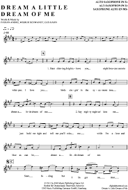 Mamas And Papas Dream A Little Dream Of Me Chords Pin Auf Saxophon Noten Bei Notendownload