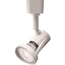 Lithonia Lighting 1 Light White Led Track Lighting Head Lthflt Mr16gu10 Led 27k Mw M4 The Home Depot