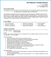 48 By Teaching Resume Formats Resume Format