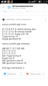 Saat proses scaling gigi, dokter gigi juga akan sekaligus membersihkan noda ini agar gigi sebelum pembersihan karang gigi dilakukan, dokter akan memeriksa kondisi rongga mulut anda secara langganan newsletter. Ap Rumus Gigi Anak Dan Orang Dewasa Brainly Co Id