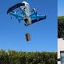 Watch how an Amazon drone delivery in Texas ended up in a pool