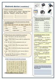 Electronic Devices Vocabulary Technology Vocabulary Vocabulary Vocabulary Quiz