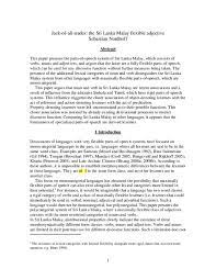 I'm selfish, impatient and a little insecure. Pdf Jack Of All Trades The Sri Lanka Malay Flexible Adjective Sebastian Nordhoff Academia Edu