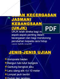 Klik link di bawah untuk rujukan. Ujian Kecergasan Jasmani Kebangsaan Ukjk