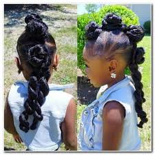 It is perfect for someone that doesn't have time to this little black kid's hairstyle is carefree and cute! Easy Little Black Girl Ponytail Hairstyles Hairstyle Girls