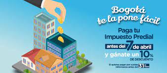 El impuesto predial unificado es un impuesto que recae sobre las propiedades de bienes raíz y se liquidada por la existencia de la propiedad. Paga Desde Ya Tu Impuesto Predial Secretaria Distrital De Hacienda