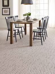 And though some tables don occasional accessories and all certainly get dressed for dinner, most spend the better part of their lives as plain expanses that dominate the room. Carpeted Rustic Farmhouse Dining Room Flooring Designs Flooring America