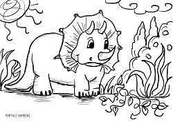 Disegni Di Dinosauri Da Stampare E Colorare Gratis Portale Bambini Dinosaurs Coloring Coloringpages Coloringinspiration Dinosauri Colori Disegni