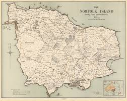 The island is about 5 miles long and 3 miles wide. Map Of Norfolk Island 1904 20th Century United Kingdom Virginia Norfolk Island Map Norfolk