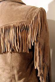 Vintage Women S Western Suede Leather Jacket With Fringe Etsy Leather Jackets Women Western Wear Vintage Ladies