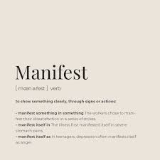 Manifesting It's Cambridge Dictionary's word of the year and I'm here for  it I've been a fan of manifesting ever since I picked up “The Secret” about  15 years ago. The idea