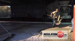 As You Can See Our Concrete Insulation Product Can Hold Up Under The Weight Of A Concrete Slab Keepi Bubble Foil Insulation Concrete Slab Concrete Insulation