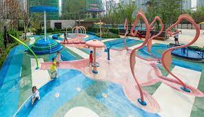 Seahorse A Water Park In Chongqing By 100architects Livegreenblog Parking Design Water Park Playground Design