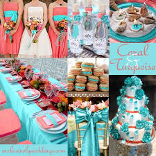 Colors that go with coral. Coral Wedding Color Combination Options You Don T Want To Overlook Exclusively Weddings Popular Wedding Colors Turquoise Wedding Coral Wedding