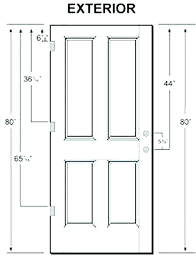 standard indoor door size andamio com co