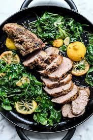 A pork tenderloin is a long thin strip of meat from the loin of the pig. 30 Minute Garlic Herb Pork Tenderloin Recipe Foodiecrush Com
