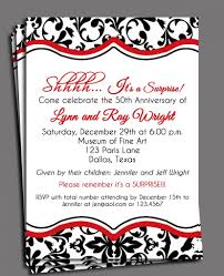 Surprise Anniversary Party Invitations Wedding Anniversary Party Invitations 40th Anniversary Party Anniversary Invitations