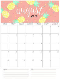 August 2018 Calendar Free Printable Calendar Templates August Calendar Free Calendar Template