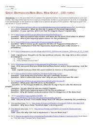It was the longest, deepest, and most widespread depression of the 20th century. Great Depression New Deal Webquest New Deal Politics