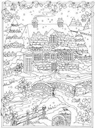 Welcome To Dover Publications From Creative Haven Winter Wonderland Coloring Book Coloring Pages Winter Coloring Books Coloring Pages