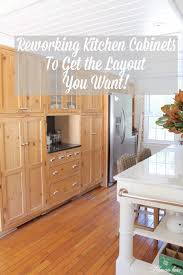 Reworking Kitchen Cabinets In Order To Save Money On Our Kitchen Remodel We Decided To Keep Out Cu Kitchen Layout Cheap Kitchen Cabinets Old Kitchen Cabinets