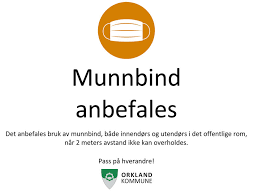 Anbefaler to ukers besøksstans hvis smitten ikke går ned. Fra Pabud Til Anbefaling Last Ned Plakat Orkland Kommune