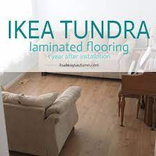 Includes tips not found in the instructions or online. Ikea Flooring Review One Year Later Tundra Laminate It S Always Autumn Ikea Flooring Laminate Flooring Flooring
